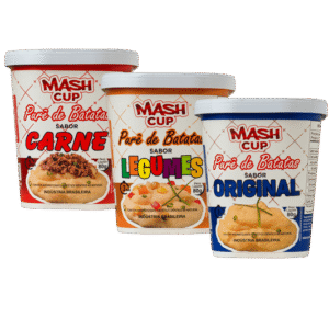 Kit Mash Cup 3 Sabores – Original, Legumes e Carne
