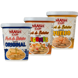 Kit Mash Cup 3 Sabores – Original, Legumes e Queijo